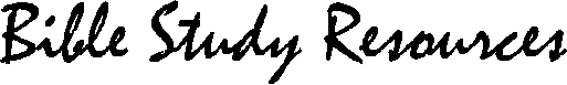 Bible Study Resources Logo