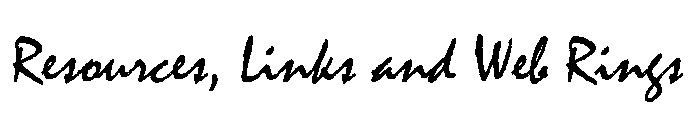 Resources, Links and Web Rings Logo