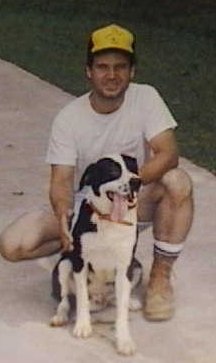 Travis with Lucky