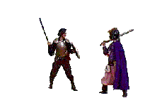 fighting men