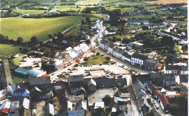 An aerial view of the Diamond facing southeast