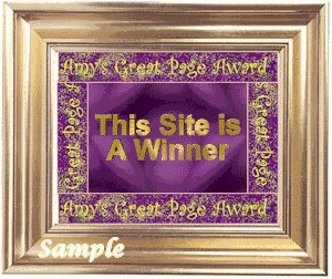Amy's Great Page Award