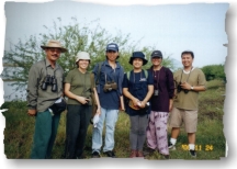 with scientist Blas Tabaranza (beside me farthest left)