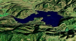 Chaffey Dam and Reservoir (looking west)