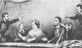 John Wilkes Booth assassinates President Abraham Lincoln