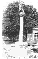 Monument to Robert Chaffey (1879-1953) inscribed "This Head of Stoke Old Cross was returned to Stoke by Mrs. R. Chaffey of ? in Memory of her Husband Robert Chaffey (ESQ) of West Stoke-Under-Ham May 1911"
