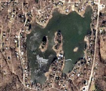Lake Chaffee, CT - Aerial Photo