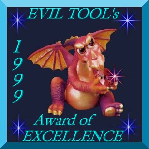 Evil Tool's Award Of Excellence