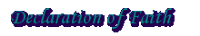 Declaration of Faith
