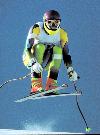 Sweetie skiing