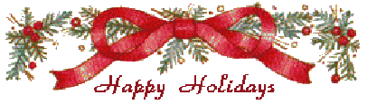 LARGE HAPPY HOLIDAY BANNER