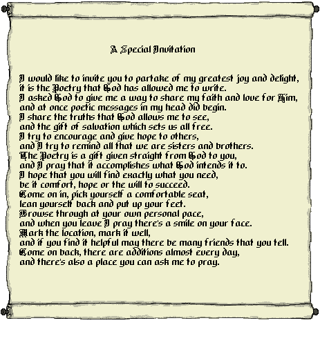 Click Here to Enter my Online Poetry Library