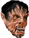 scarey werewolf type
face