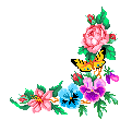 right
corner flowers