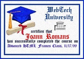 Frames Diploma