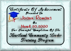 Comminity Leader Diploma