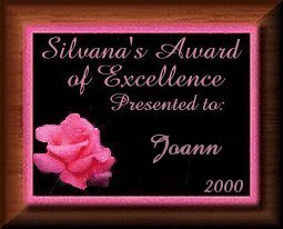 Silvana's Award of Excellence
