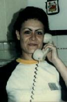 Tania always on the phone!