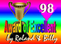 Roland and Billy's Award of Excellence