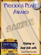 Lori's Angels - PRECIOUS PEARL JOURNALISM AWARD - for excellence in investigating unsafe school or school bus issues.
