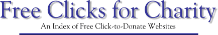 An Index of Free Click-to-donate Websites: Free Clicks for Charity