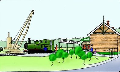 Artists impression of Strahan Station