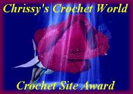 Chrissie's Crochet Award