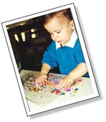 Very first art project age 19 months.