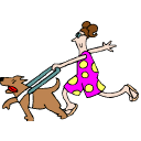 guide dog in harness