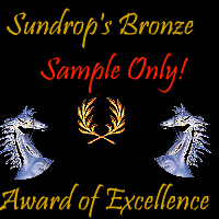 Sundrop's Bronze Award of Excellence