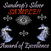 Sundrop's Silver Award of Excellence