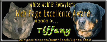 White Wolf & Rottwyler's Award