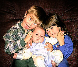 Canaan, Katlyn and Gavin.......November 2000
