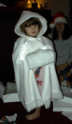 aw, look at the pretty little angel