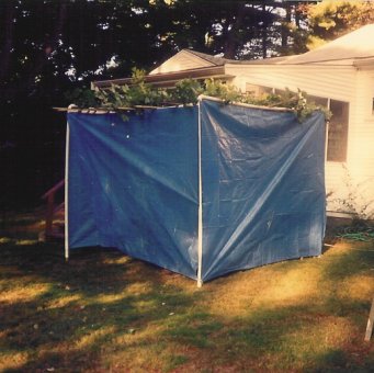 pvc pipe sukkah