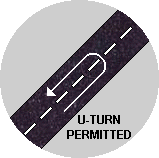 U-TURN PERMITTED.  GIF 5k