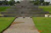 Closer view of the memorial from the south