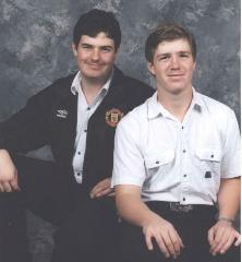 Piccy of Mike and Troy