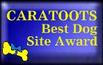 Click here to apply for Caratoots Best Dog Site Award