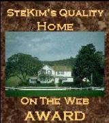 SteKim's Quality Home on the Web Award