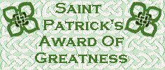 Saint Patrick's Award Of Greatness