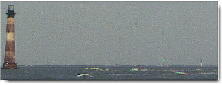 Morris Island and Sullivan Island lighthouses