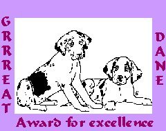 Grrreat Dane Award for Excellence