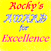 Rocky's Award for Excellence