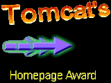 Tomcat's Cool Homepage Award