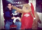 Uncle Bradley with Jeffrey and a big bear. 12-98