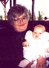 Grandma Nancy with Jeffrey's Cousin Shilo 4/99