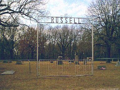 Russell Cemetery Gate