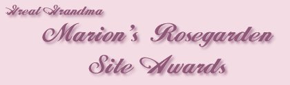 Welcome To Marion's Rosegarden