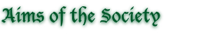 aims of the society